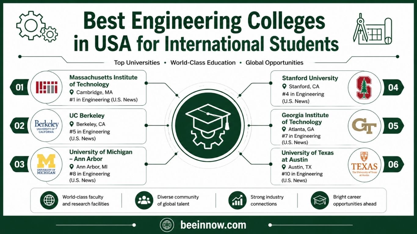best engineering colleges in USA for international students — 2026 guide