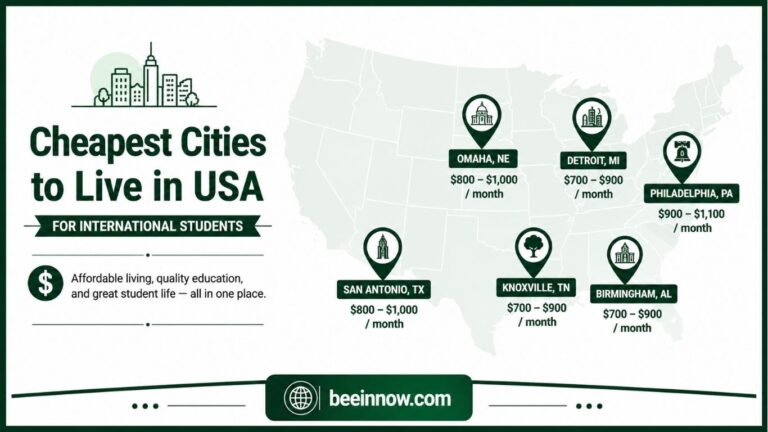 cheapest cities to live in USA for international students — 2026 guide